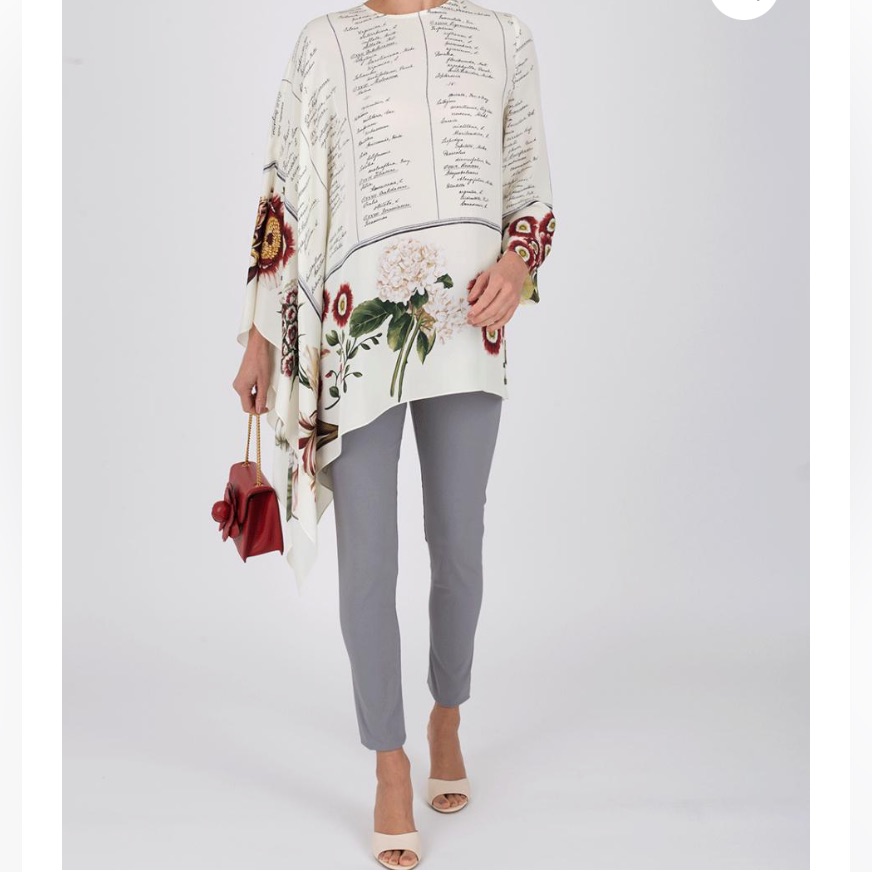 Avenue Montaigne Light Grey Pull On Stretch Pants